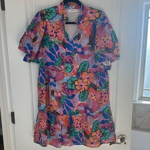THML Colorful Floral Dress